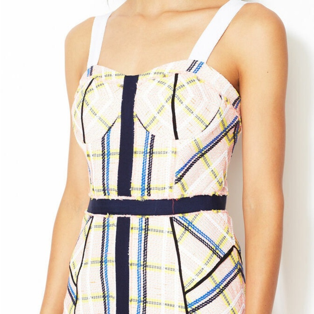 Rebecca Minkoff BNWT Plaid Sleeveless Dress with Straps 8